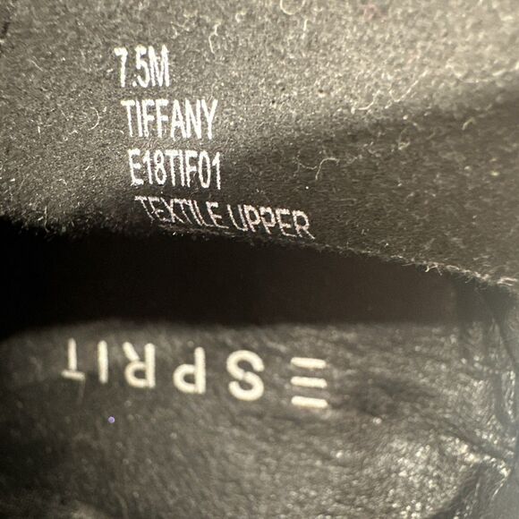 Esprit Tiffany Women  Ankle Boot Bootie Black Size 7.5 M E18TIF01 - Picture 13 of 13